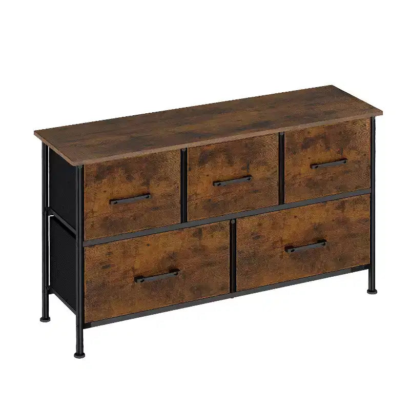 FDW 5/8/9 Dresser Fabric Dresser Wide Storage Chest for Bedroom Living Room