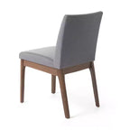 Merax 5-Piece Mid-Century Modern Dining Set with 4 Upholstered Chairs