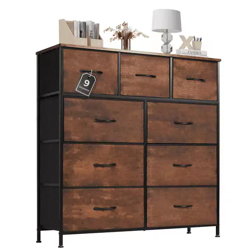 MAYEERTY Fabric Dresser Storage and Organization, Chest of Dresser
