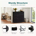 MAYEERTY Fabric Dresser Storage and Organization, Chest of Dresser