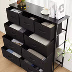 MAYEERTY Fabric Dresser Storage and Organization, Chest of Dresser