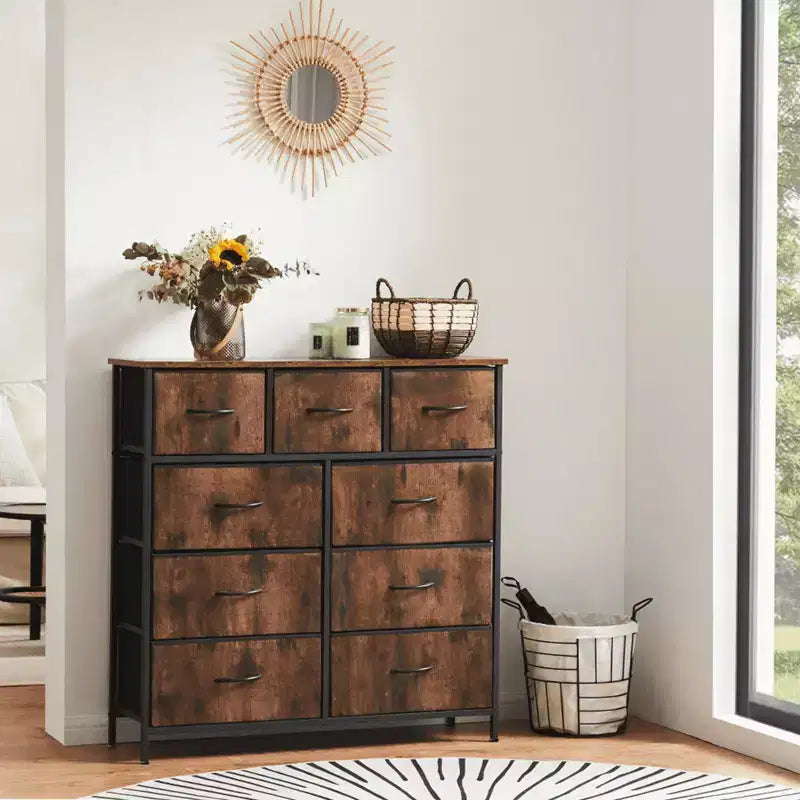 MAYEERTY Fabric Dresser Storage and Organization, Chest of Dresser