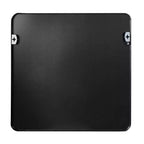 Black Metal Framed Square Bathroom Wall Mirror - Stylish & Durable