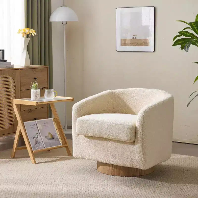 Karl Home Living Room Swivel Barrel Accent Chair