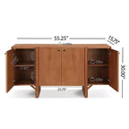 Christopher Knight Home Deslonde Modern Minimalist Wood Versatile Storage Sideboard