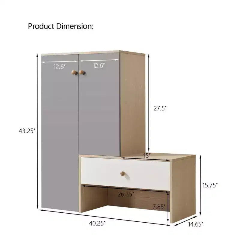 CLIHOME Multi-functional Shoe Storage Bench, Shoe Cabinets, Shoe Rack with Bench