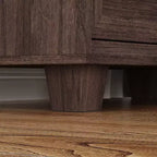 Famapy Large - Capacity 3 - Drawer Nightstand Vintage Wood Bedside Table Side Cabinet