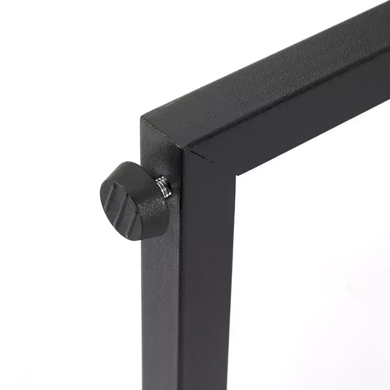 VECELO Corner Shelf, Triangle Shelves End/Side Table with Metal Frame for Living Room, Small Space, Brown/Gray