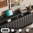 GustoWave Struttura Letto Fluttuante, con Luci LED e Stazione di Ricarica