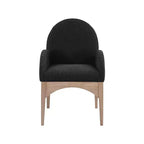 Meridian Furniture, Sedia da pranzo Waldorf in tessuto Bouclé