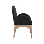 Meridian Furniture, Sedia da pranzo Waldorf in tessuto Bouclé
