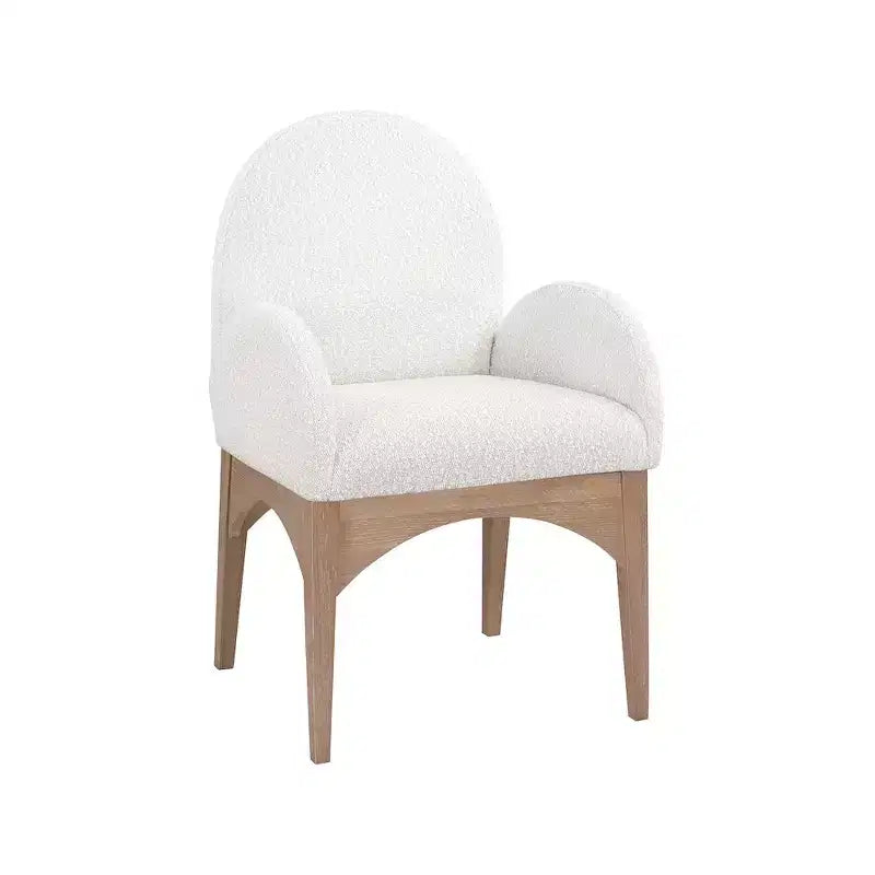 Meridian Furniture,Waldorf Boucle Fabric Dining Chair