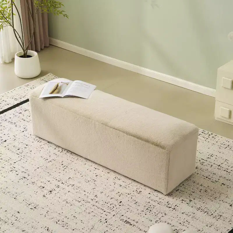 Christopher Knight Home Annette Modern Upholstered Long Ottoman