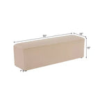 Christopher Knight Home Annette Modern Upholstered Long Ottoman