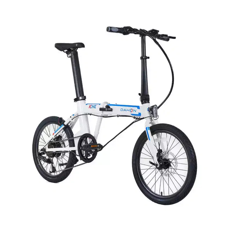Dahon K-One E-Bike Hub Drive - E-Bike Pieghevole Leggera (Bianca)