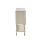 Okak Farmhouse Solid Wood 2-Drawer Dresser Side Table with Shelf, Bedside, End Table for Living Room