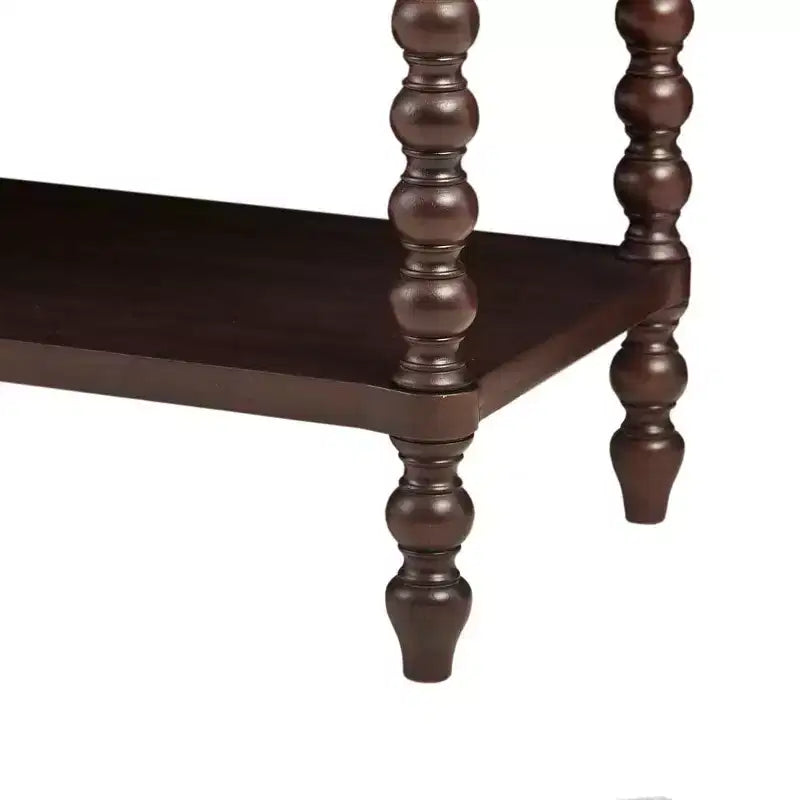 Okak Farmhouse Solid Wood 2-Drawer Dresser Side Table with Shelf, Bedside, End Table for Living Room