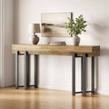 Lantine 63 Console Table for Entryway, Industrial Behind Couch Table, Minimalist Sofa Table for Living Room, Hallway
