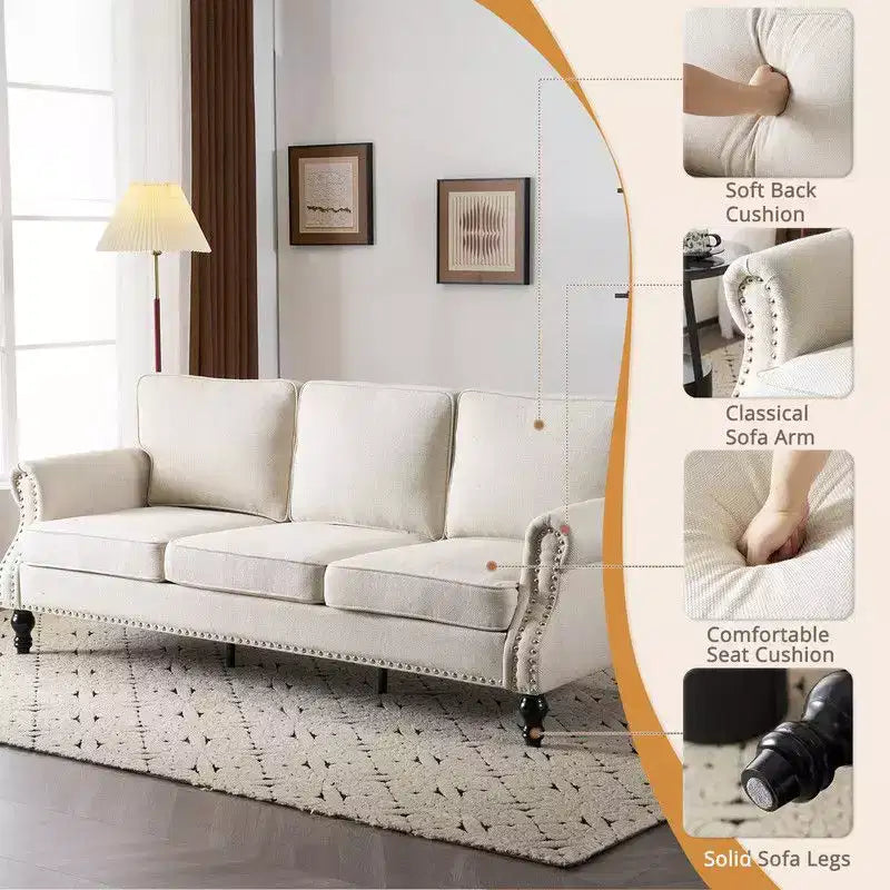 Karl Home | Divano a 3 posti largo 82,68 pollici