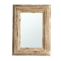 HomeRoots 39 Natural Distressed Wood Framed Accent Mirror