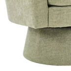 Christopher Knight Home Aether Contemporary 360 Swivel Chenille Upholstered Chair with Cushion