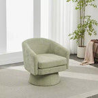 Christopher Knight Home Aether Contemporary 360 Swivel Chenille Upholstered Chair with Cushion