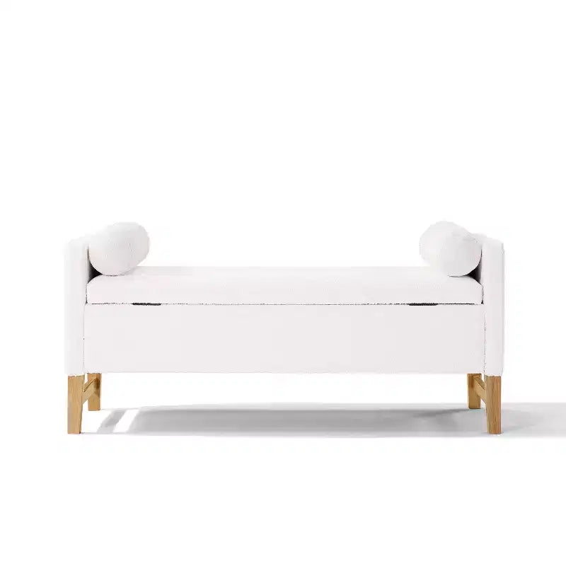 Christopher Knight Home Escoffier Modern Boucle Upholstered Storage Ottoman