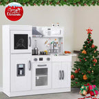 Cucina Giocattolo per Bambini, Set da Cucina in Legno con 20 Accessori per Utensili da Cucina, Set di Utensili da Cucina in Legno per Gioco di Imitazione