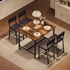 Bar Dining Table Set, Modern Dining Furniture, Dining Room Furniture, Durable Construction, Space-Saving Design