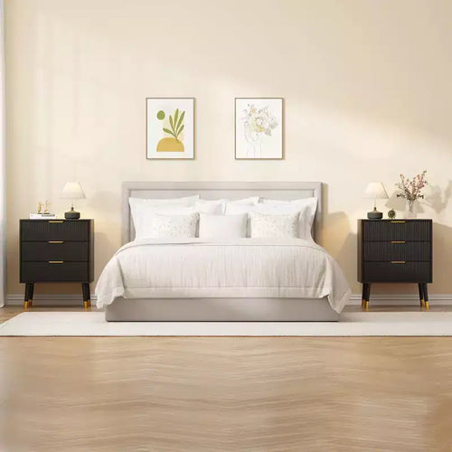 3 Drawer Dresser for Bedroom, Modern Closet Dressers Chest of Drawers, Storage Dresser Chest Cabinet Organizer Unit