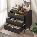 3 Drawer Dresser for Bedroom, Modern Closet Dressers Chest of Drawers, Storage Dresser Chest Cabinet Organizer Unit