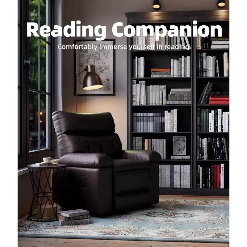 27 Oversized Recliner Chairs with Heat and Massage-360 Swivel Lazy Recliner Chair for Adults- Manual Rocking Chair with Remote Control for Living