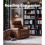 27 Oversized Recliner Chairs with Heat and Massage-360 Swivel Lazy Recliner Chair for Adults- Manual Rocking Chair with Remote Control for Living