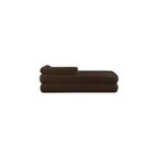 Meridian Furniture,Kennedy Faux Shearling Teddy Fabric Bench