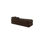 Meridian Furniture,Kennedy Faux Shearling Teddy Fabric Bench