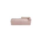 Meridian Furniture,Kennedy Faux Shearling Teddy Fabric Bench