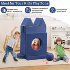 GustoWave Kids Couch 12PCS, Modular Kids Play Couch for Inspiring Child Creativity, Toddler Couch Child Sectional Sofa