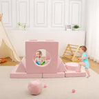 GustoWave Kids Couch 12PCS, Modular Kids Play Couch for Inspiring Child Creativity, Toddler Couch Child Sectional Sofa