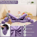 GustoWave Kids Couch 12PCS, Modular Kids Play Couch for Inspiring Child Creativity, Toddler Couch Child Sectional Sofa