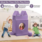 GustoWave Kids Couch 12PCS, Modular Kids Play Couch for Inspiring Child Creativity, Toddler Couch Child Sectional Sofa