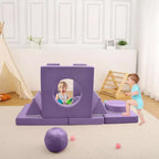 GustoWave Kids Couch 12PCS, Modular Kids Play Couch for Inspiring Child Creativity, Toddler Couch Child Sectional Sofa