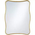 Uttermost Pavia Gold Metal 24 x 32 Curvy Wall Mirror