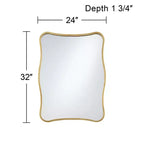 Specchio da parete Uttermost Pavia Gold Metal Curvy 24 x 32