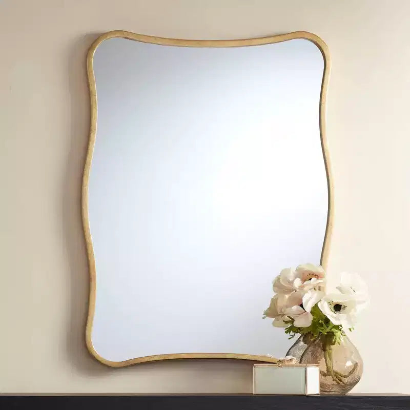 Specchio da parete Uttermost Pavia Gold Metal Curvy 24 x 32