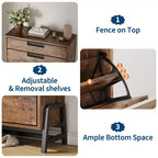 GustoWave Shoe Storage Organizer with 2 Flip Drawers and 1 Drawer, Freestanding Narrow Shoe Rack, Shoe Storage Organizer