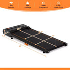 Tapis roulant Costway da scrivania 2,5 HP con telecomando, display LED e 12 programmi preimpostati