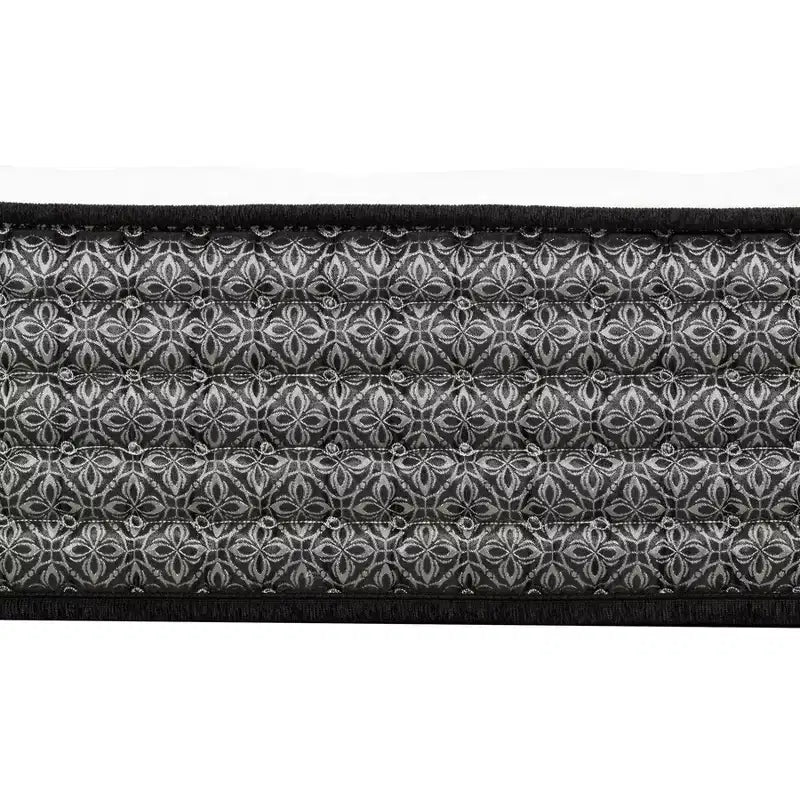 HomeStock Majestic materasso ibrido a molle insacchettate da 12 pollici, grigio