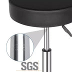 Rolling Hydraulic Salon Stool Height Adjustable Swivel Chair for Spa, Shop, Massage, Medical, Work or Office