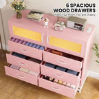Acekool 8 Drawer Dresser with Cabinet for Bedroom, Tall Storage Chest with Charging Station, Storage Organizer for Living Room, Hallway, Closet