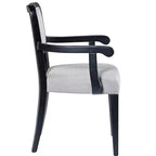 Set of 2 Dining Chairs Velvet Upholstered Dinner Chairs Classic Armchairs Armless Chairs with Padded Seat - Modernluxe
